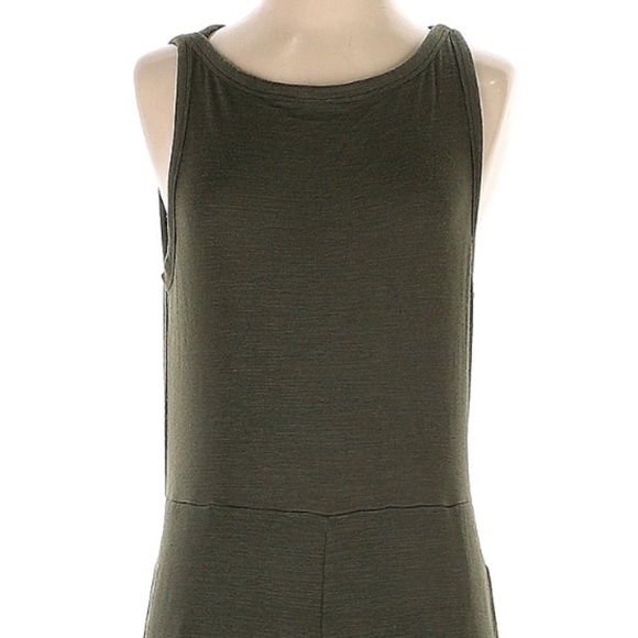 Gap Tank Top Loose Fit Pant Jumpsuit I Green I Large - Picture 3 of 7